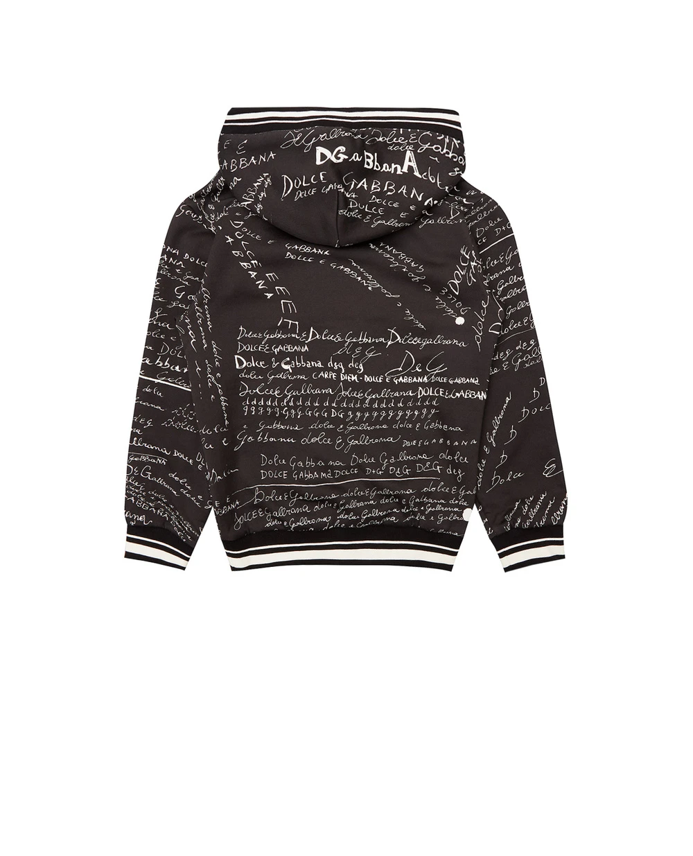 Худи Dolce&Gabbana Kids L4JW8Y-G7XBS-S, черный цвет • Купить в интернет-магазине Kameron