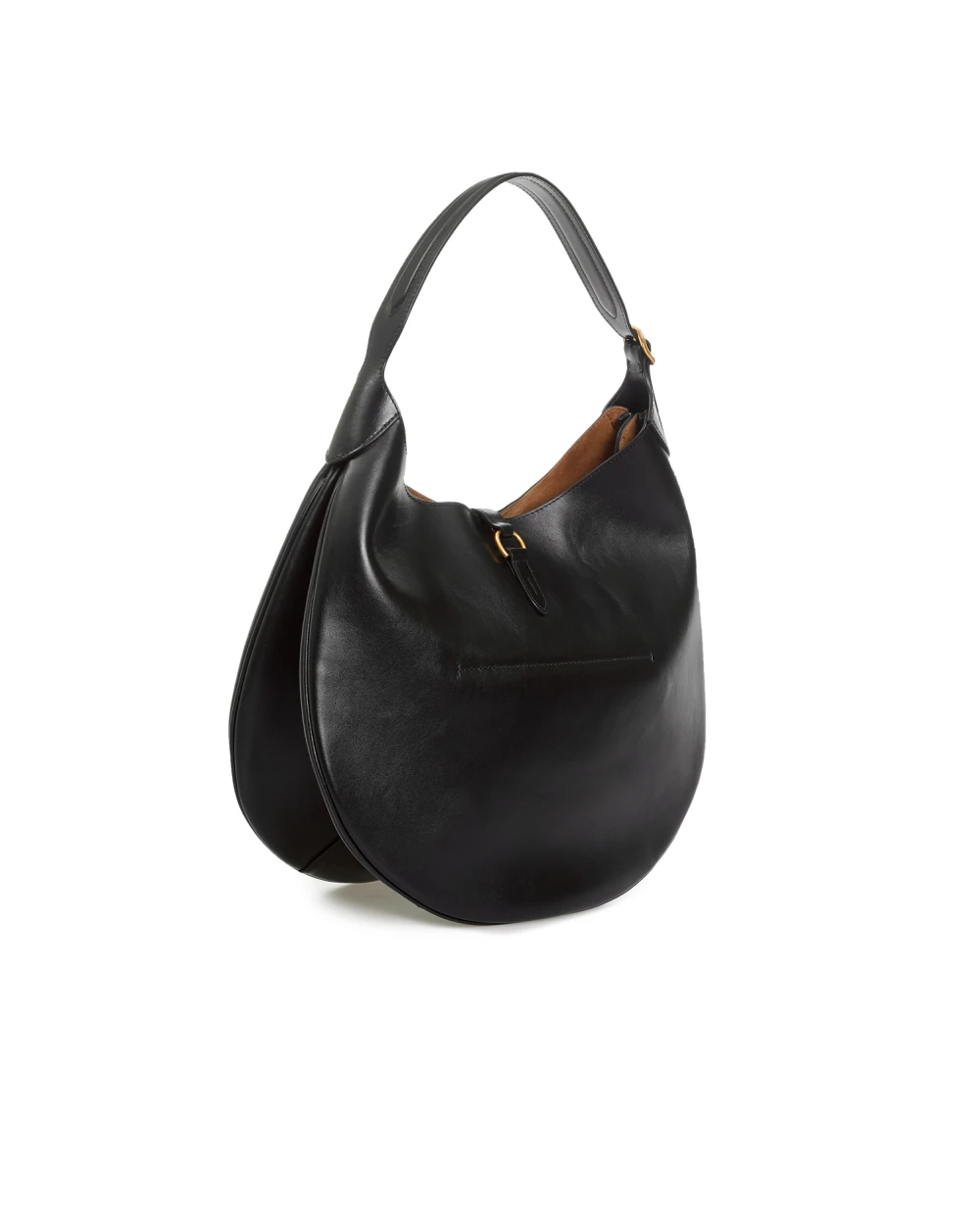 Кожаная сумка Polo ID Shoulder Bag Large Polo Ralph Lauren 428867518001, черный цвет • Купить в интернет-магазине Kameron
