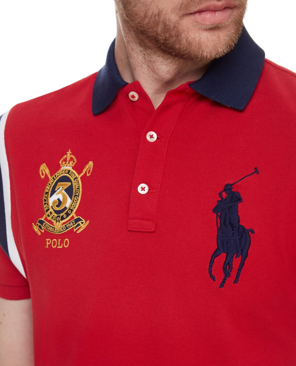 Поло Polo Ralph Lauren 710739763001, красный цвет • Купить в интернет-магазине Kameron