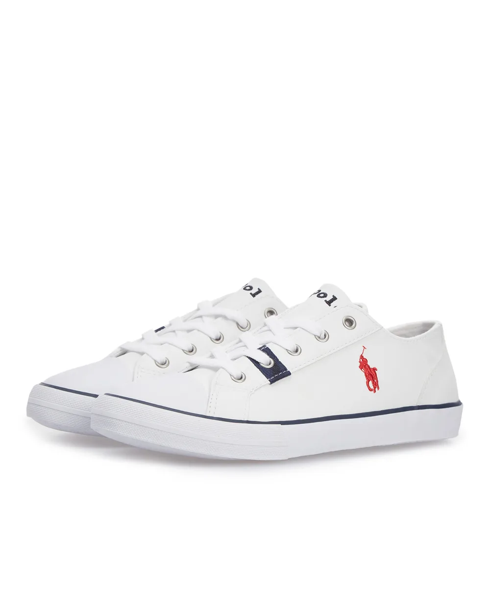 Детские кеды Polo Ralph Lauren Kids RF102357-J, белый цвет • Купить в интернет-магазине Kameron