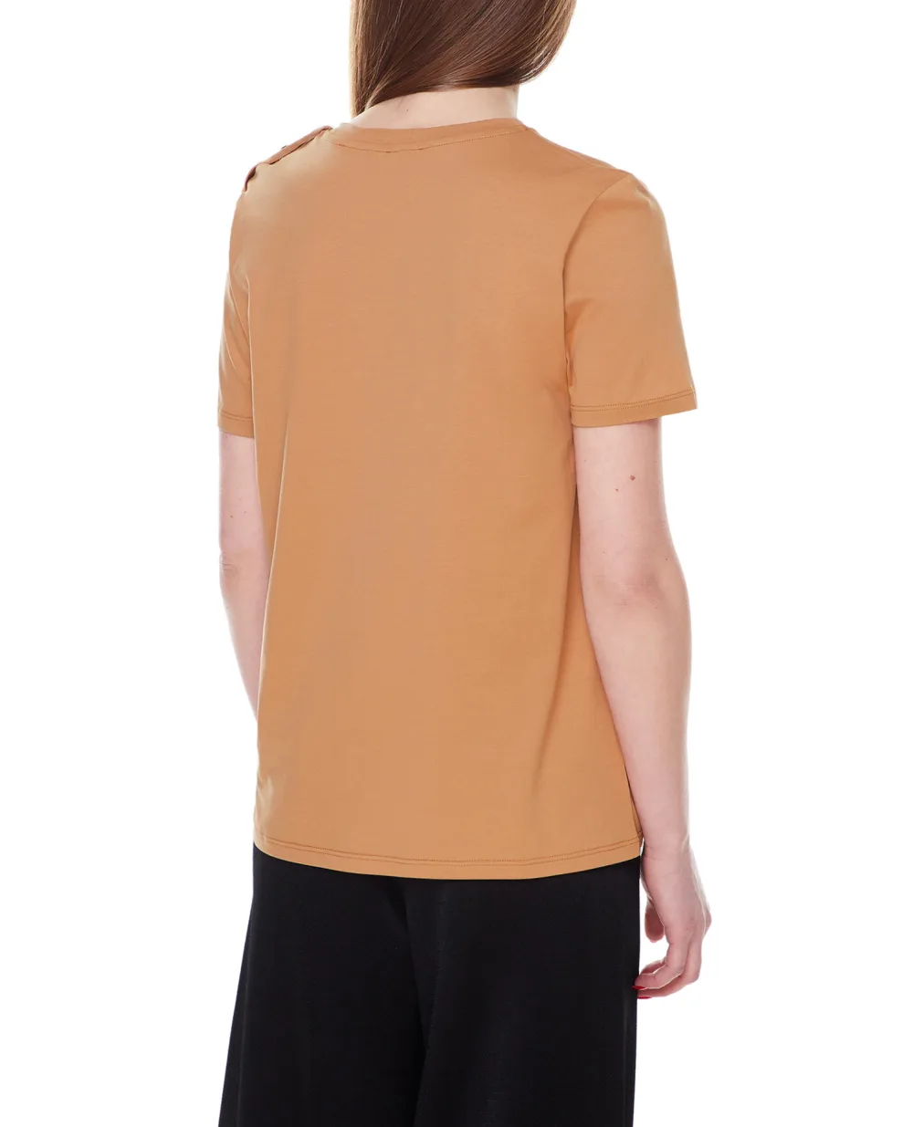 Футболка Balmain AF0EF005BB02, бежевый цвет • Купить в интернет-магазине Kameron