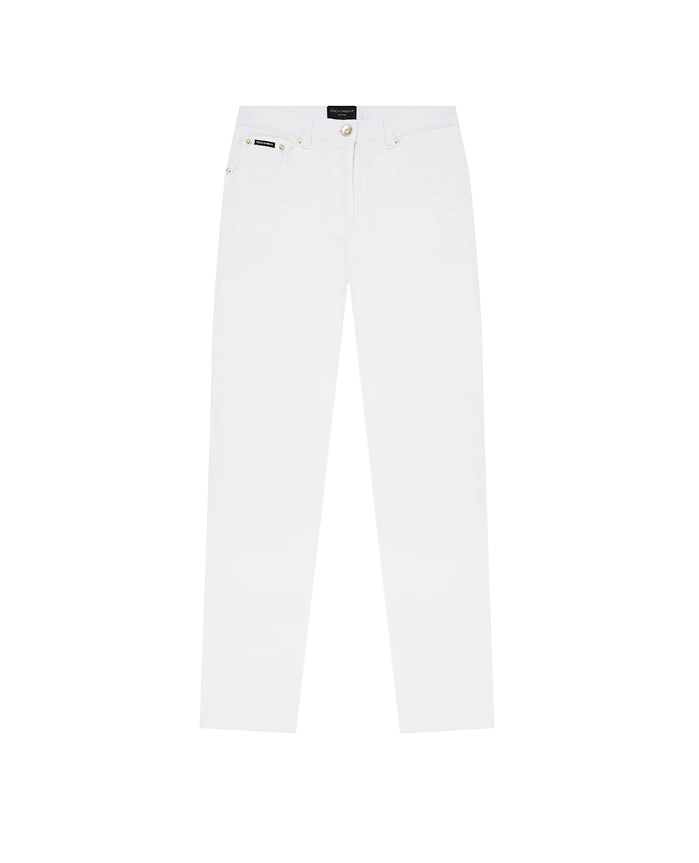 Детские джинсы Dolce&Gabbana Kids L52F28-LDC23-B, белый цвет • Купить в интернет-магазине Kameron