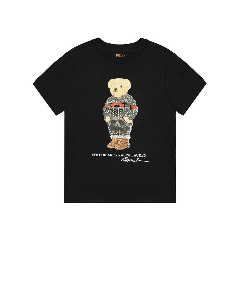 Детская футболка Polo Ralph Lauren Kids 322853790002, черный цвет • Купить в интернет-магазине Kameron