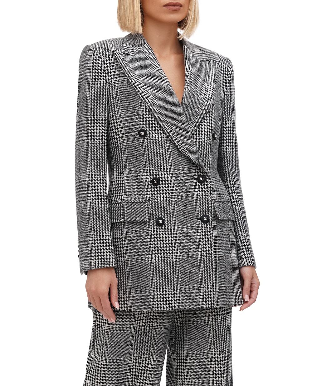 Шерстяной жакет Dolce&Gabbana F29QVT-FQ2M5, черный цвет • Купить в интернет-магазине Kameron
