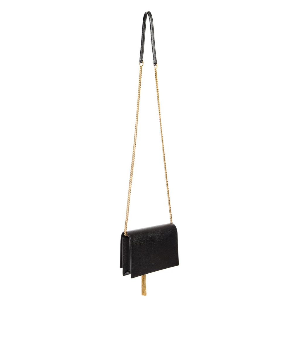 Кожаная сумка Monogram Saint Laurent 452159-BOW0J-, черный цвет • Купить в интернет-магазине Kameron