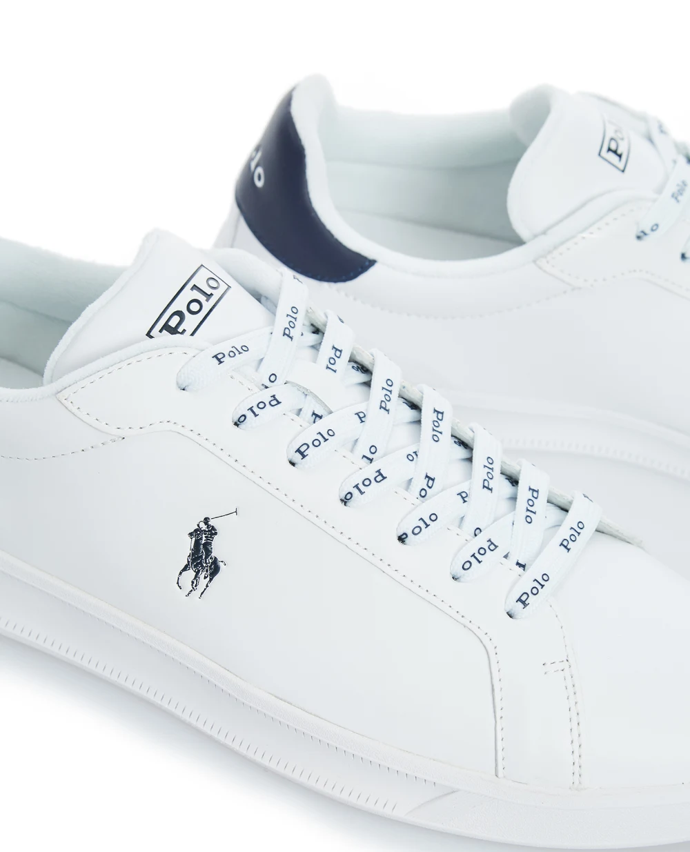 Кожаные сникеры Polo Ralph Lauren 809829824003, белый цвет • Купить в интернет-магазине Kameron