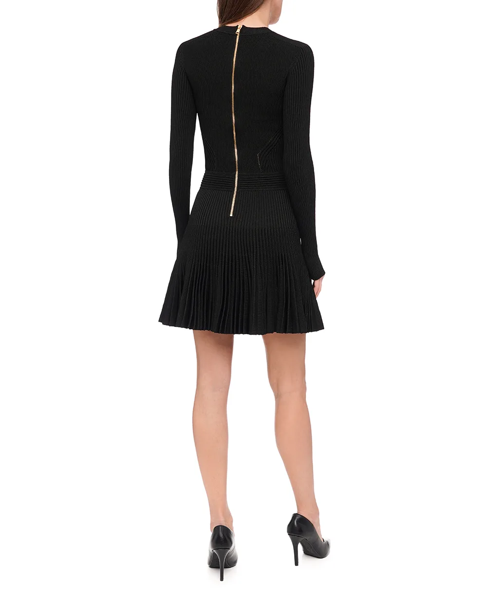 Платье Balmain BF0R9936KF24, черный цвет • Купить в интернет-магазине Kameron
