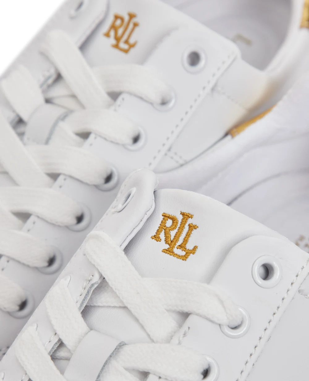 Кожаные сникеры Polo Ralph Lauren 802875886002, белый цвет • Купить в интернет-магазине Kameron