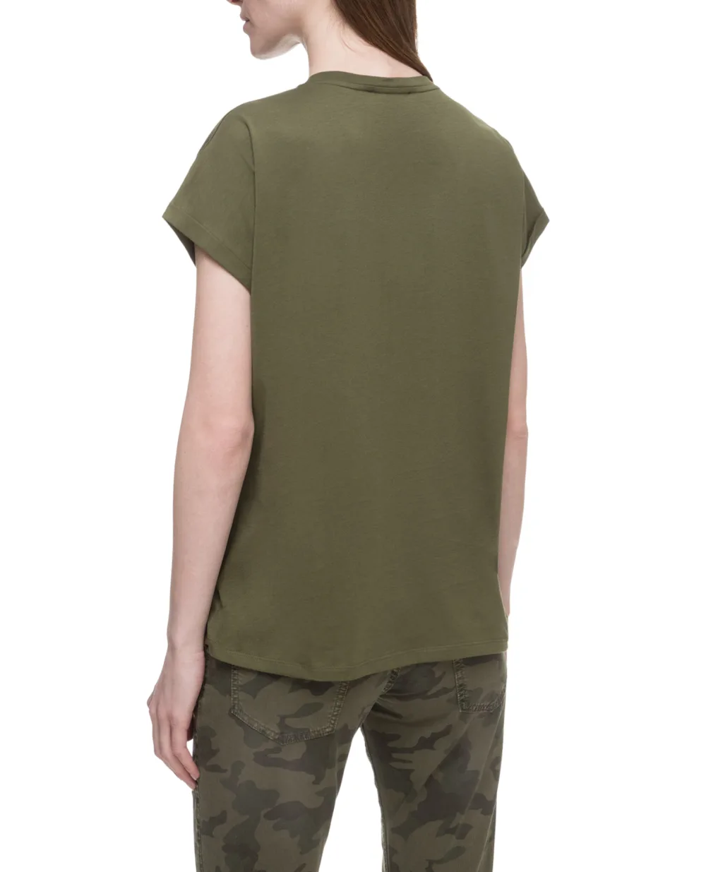 Футболка Balmain TF11351I382, зеленый цвет • Купить в интернет-магазине Kameron