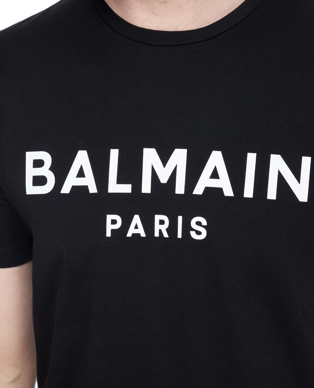 Футболка Balmain AH1EG000BB73, черный цвет • Купить в интернет-магазине Kameron