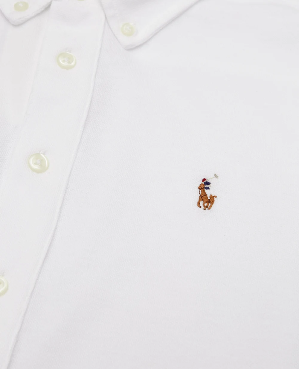Детская рубашка Polo Ralph Lauren Kids 323887916001, белый цвет • Купить в интернет-магазине Kameron