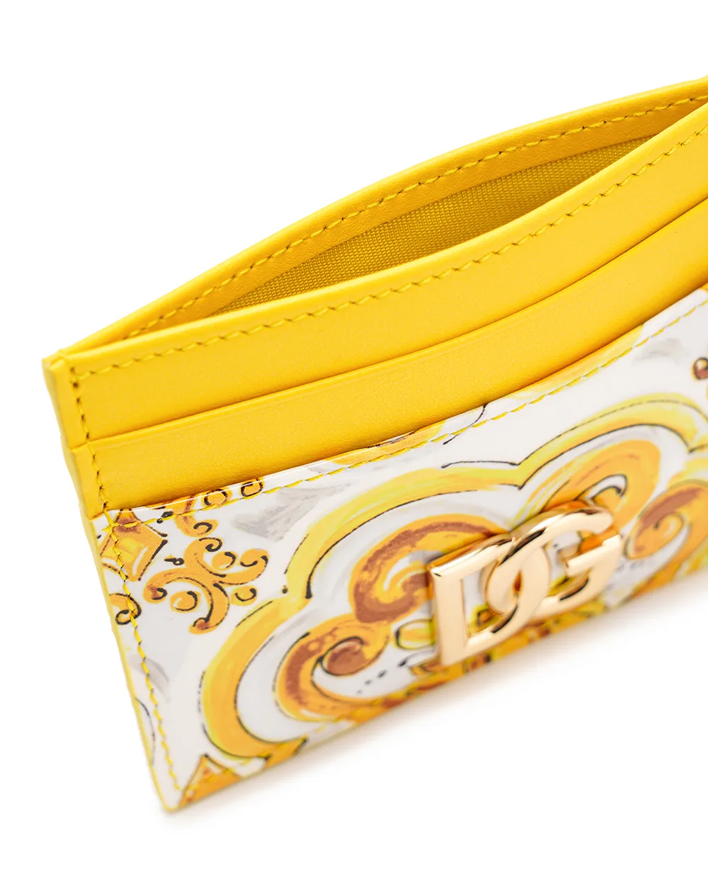 Визитница Dolce&Gabbana BI0330-AQ240, желтый цвет • Купить в интернет-магазине Kameron