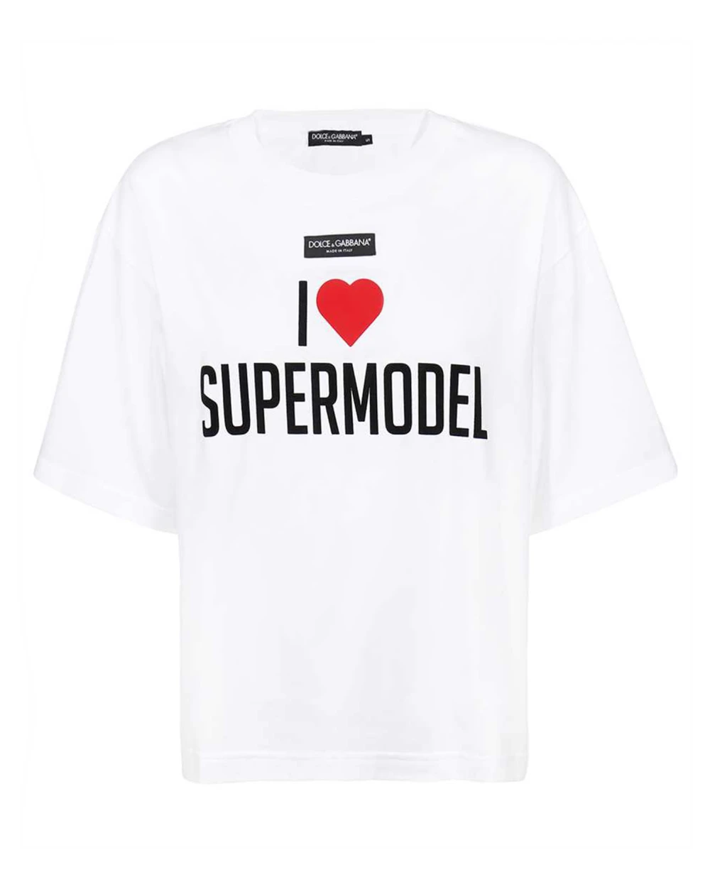 Футболка Dolce&Gabbana F8O48T-FU7EQ, белый цвет • Купить в интернет-магазине Kameron