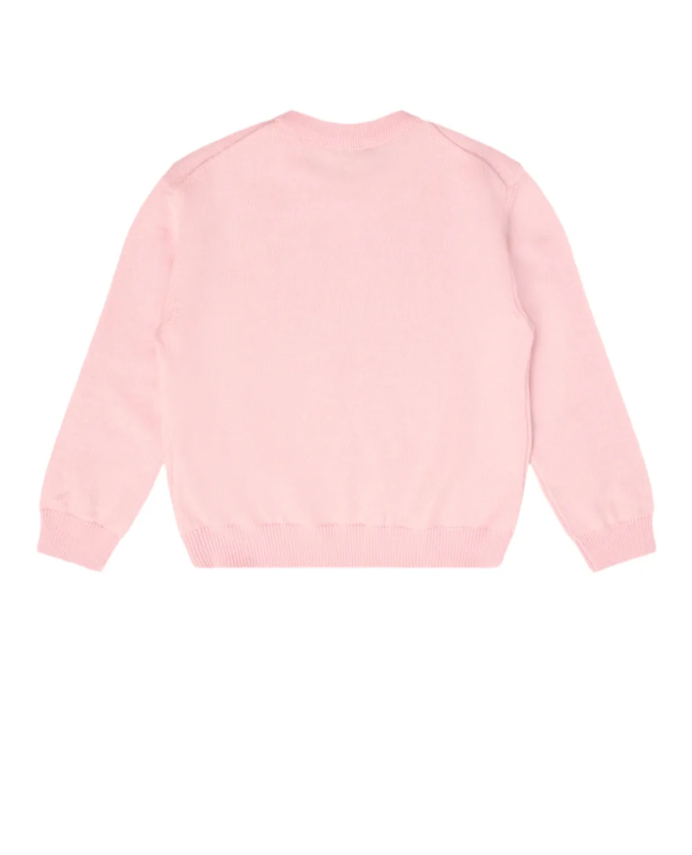 Детский кашемировый джемпер Dolce&Gabbana Kids L4KW22-JAW00-B, розовый цвет • Купить в интернет-магазине Kameron