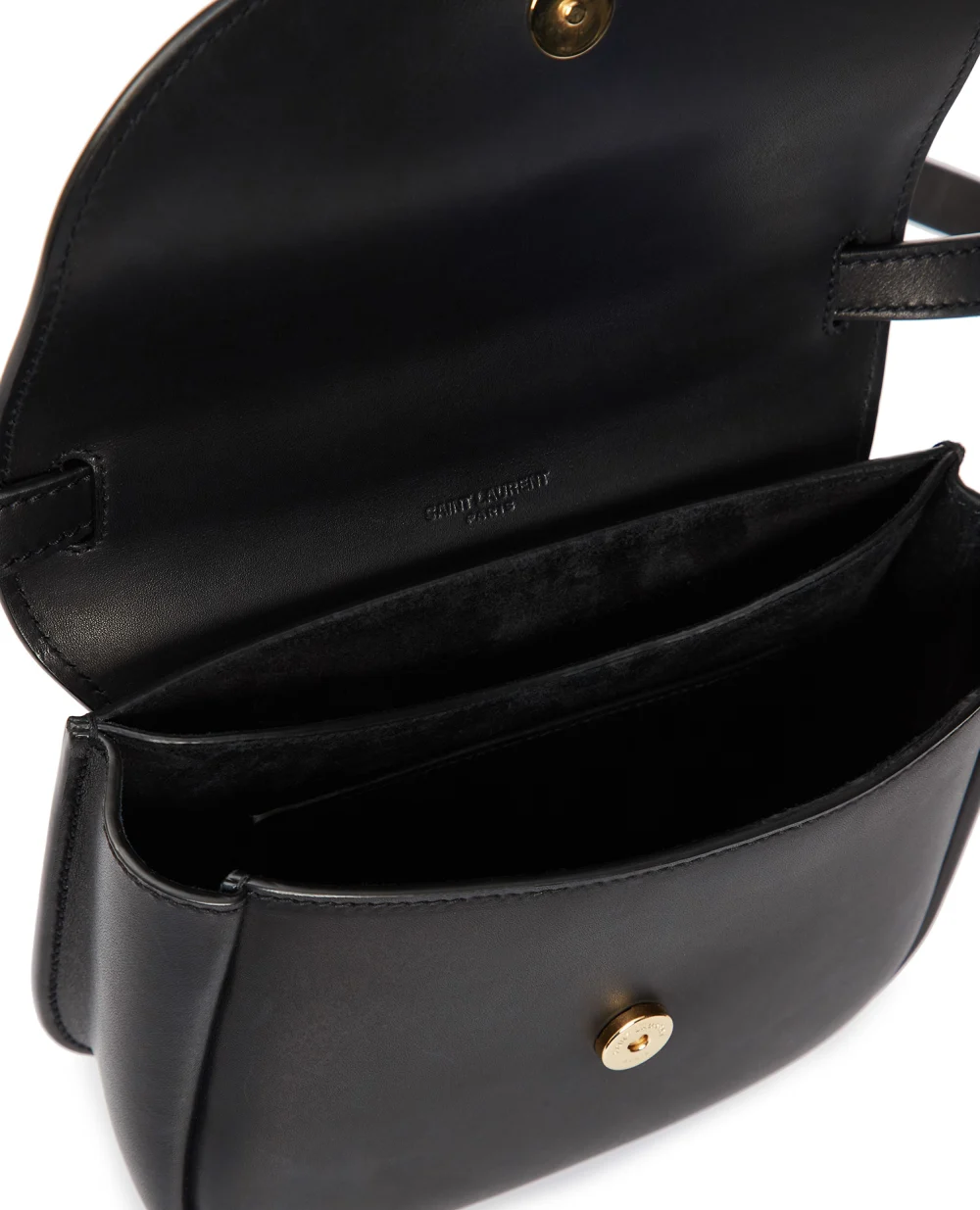 Кожаная сумка Kaia Saint Laurent 619740-BWR0W-, черный цвет • Купить в интернет-магазине Kameron