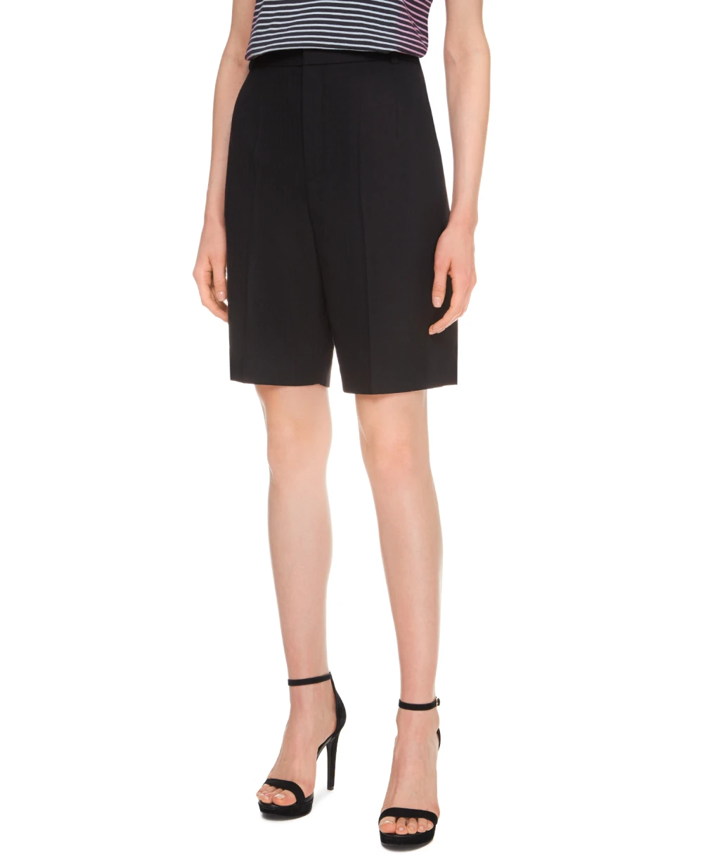 Шорты Saint Laurent 610553-Y5C05, черный цвет • Купить в интернет-магазине Kameron