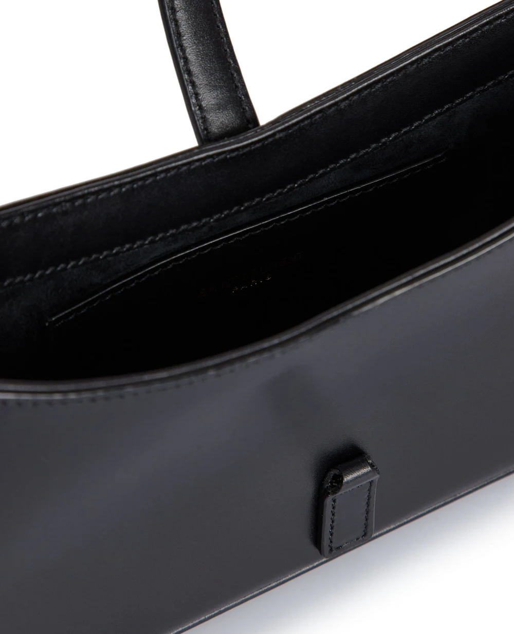 Кожаная сумка Le 5 À 7 Mini Saint Laurent 710318-2R20W, черный цвет • Купить в интернет-магазине Kameron