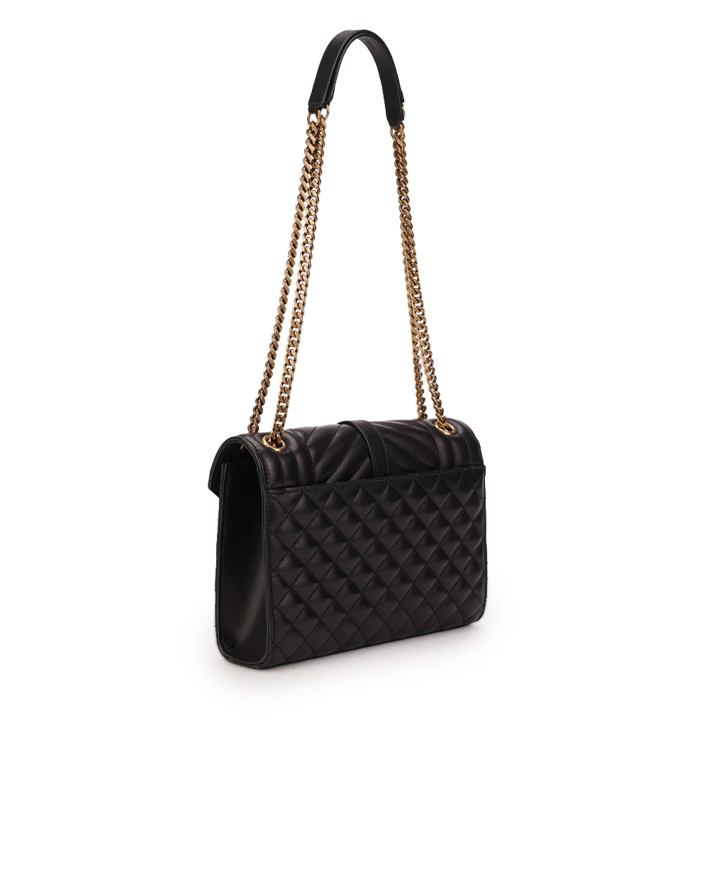 Кожаная сумка Medium Saint Laurent 600185-AABZO, черный цвет • Купить в интернет-магазине Kameron