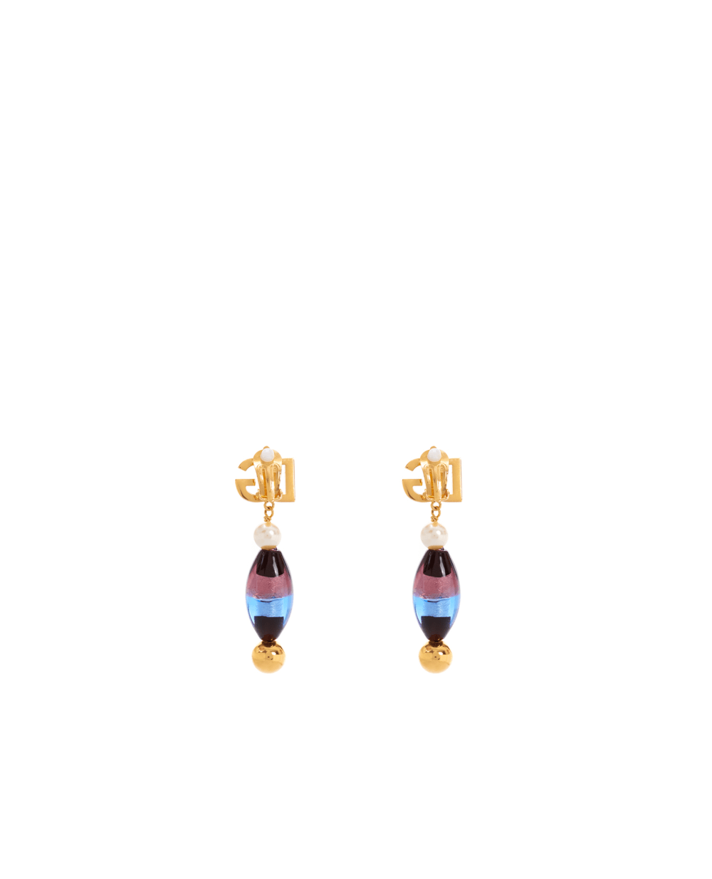 Клипсы Dolce&Gabbana WEO2S4-W1111, золотой цвет • Купить в интернет-магазине Kameron