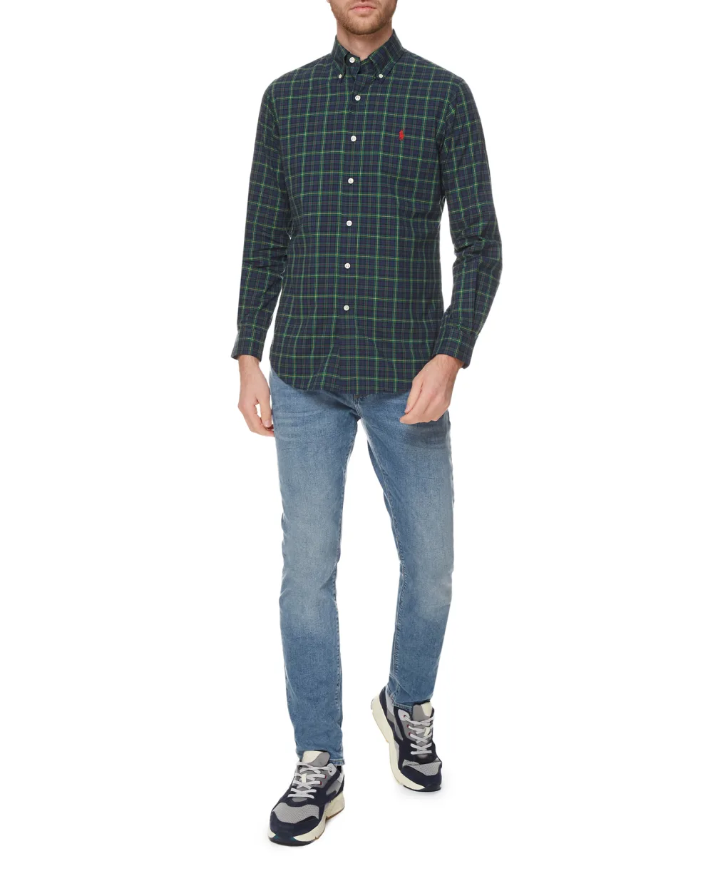 Рубашка Polo Ralph Lauren 710815584013, разноцветный цвет • Купить в интернет-магазине Kameron