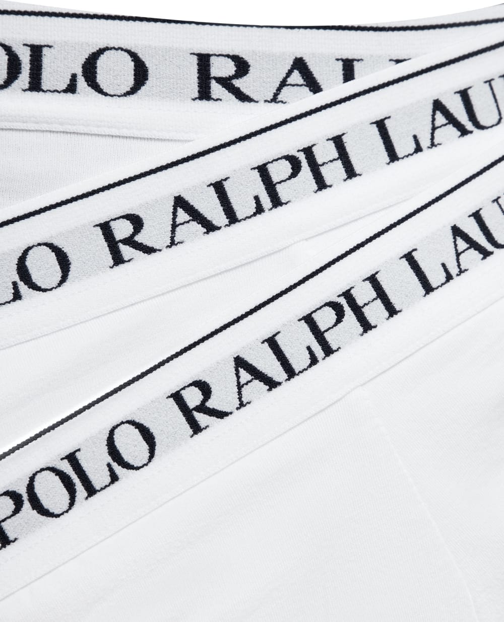 Брифы (3 шт) Polo Ralph Lauren 714513423001SS19, белый цвет • Купить в интернет-магазине Kameron
