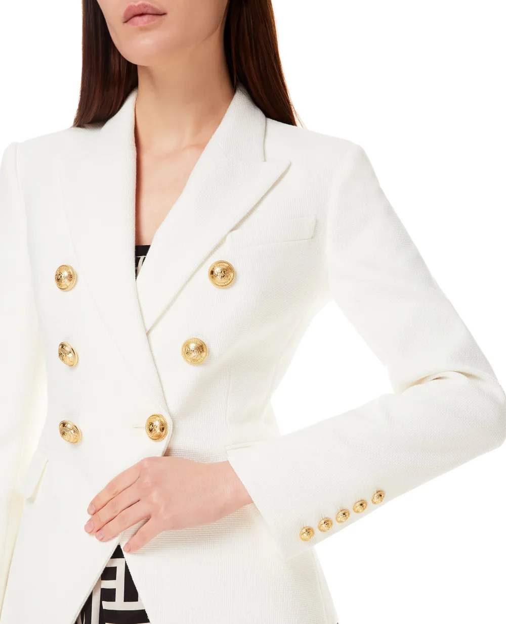 Жакет Balmain XF1SG000CB11, белый цвет • Купить в интернет-магазине Kameron
