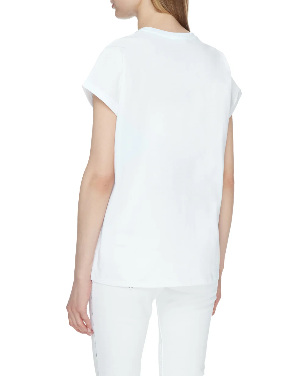Футболка Balmain VF11351B507, белый цвет • Купить в интернет-магазине Kameron