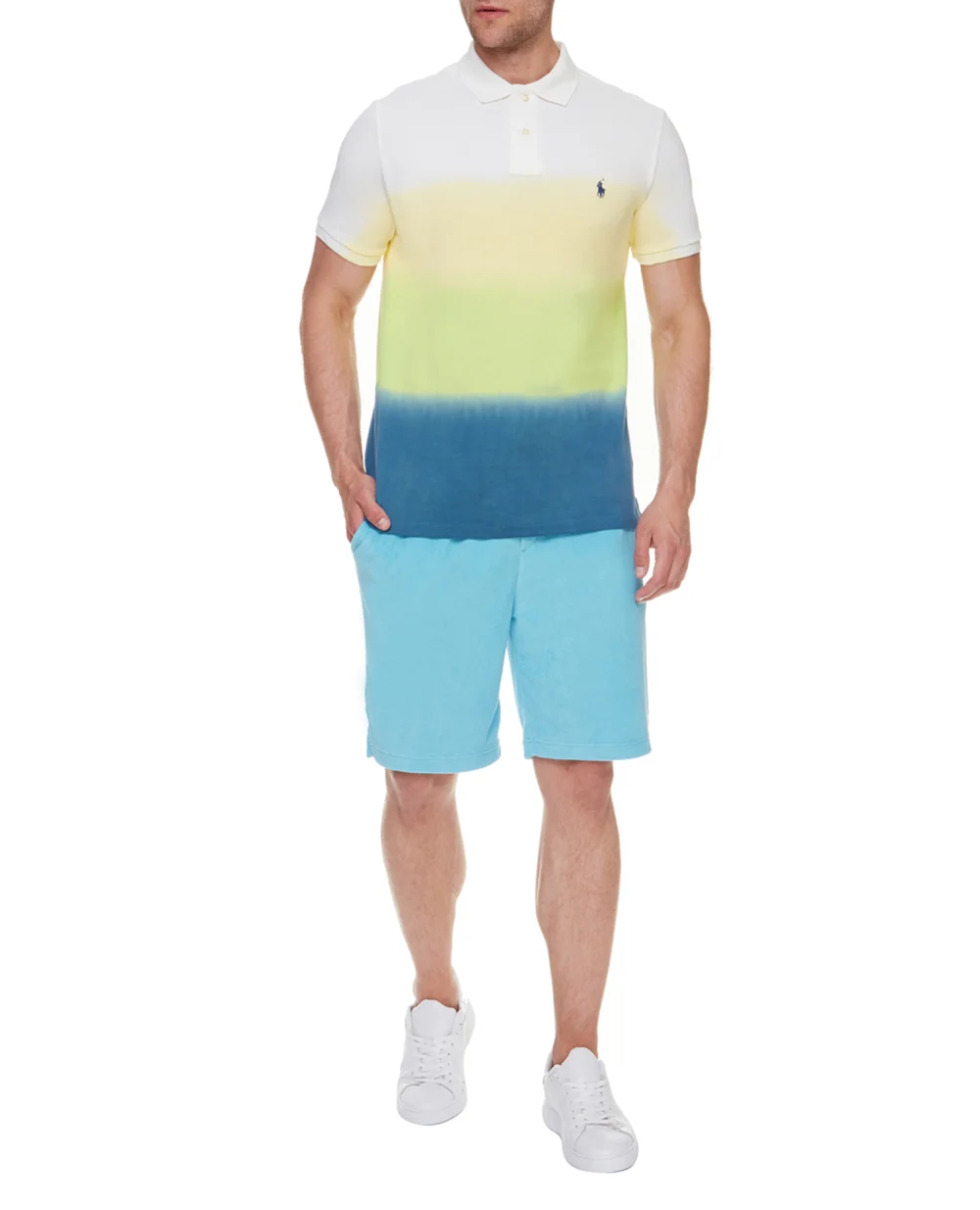 Шорты Polo Ralph Lauren 710835787003, голубой цвет • Купить в интернет-магазине Kameron