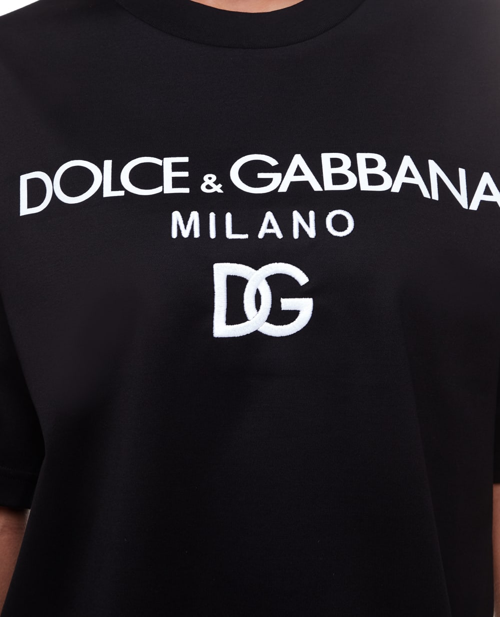 Футболка Dolce&Gabbana F8O48Z-G7E2I, черный цвет • Купить в интернет-магазине Kameron