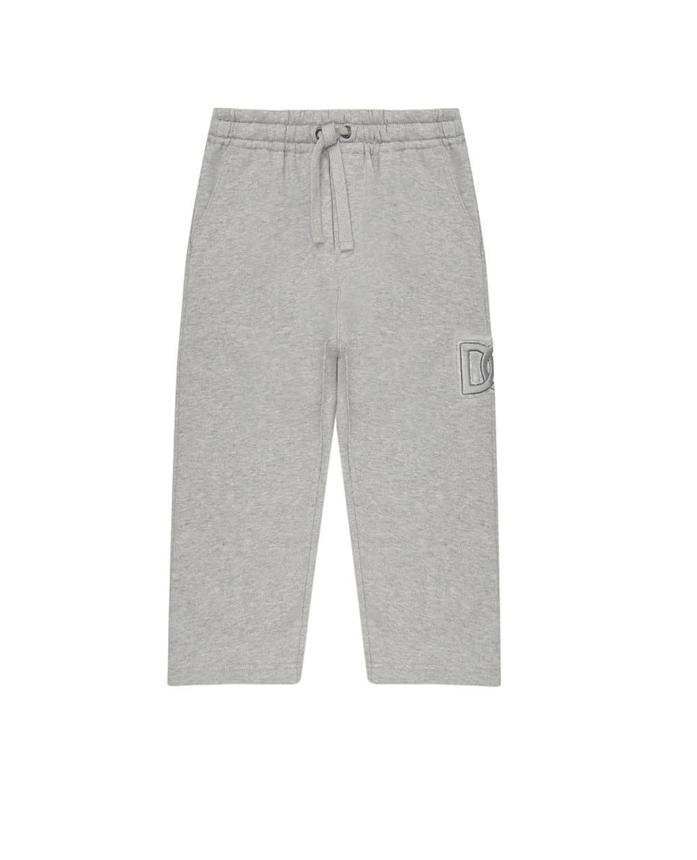 Спортивные брюки Dolce&Gabbana Kids L4JPDA-G7BDB-S, серый цвет • Купить в интернет-магазине Kameron