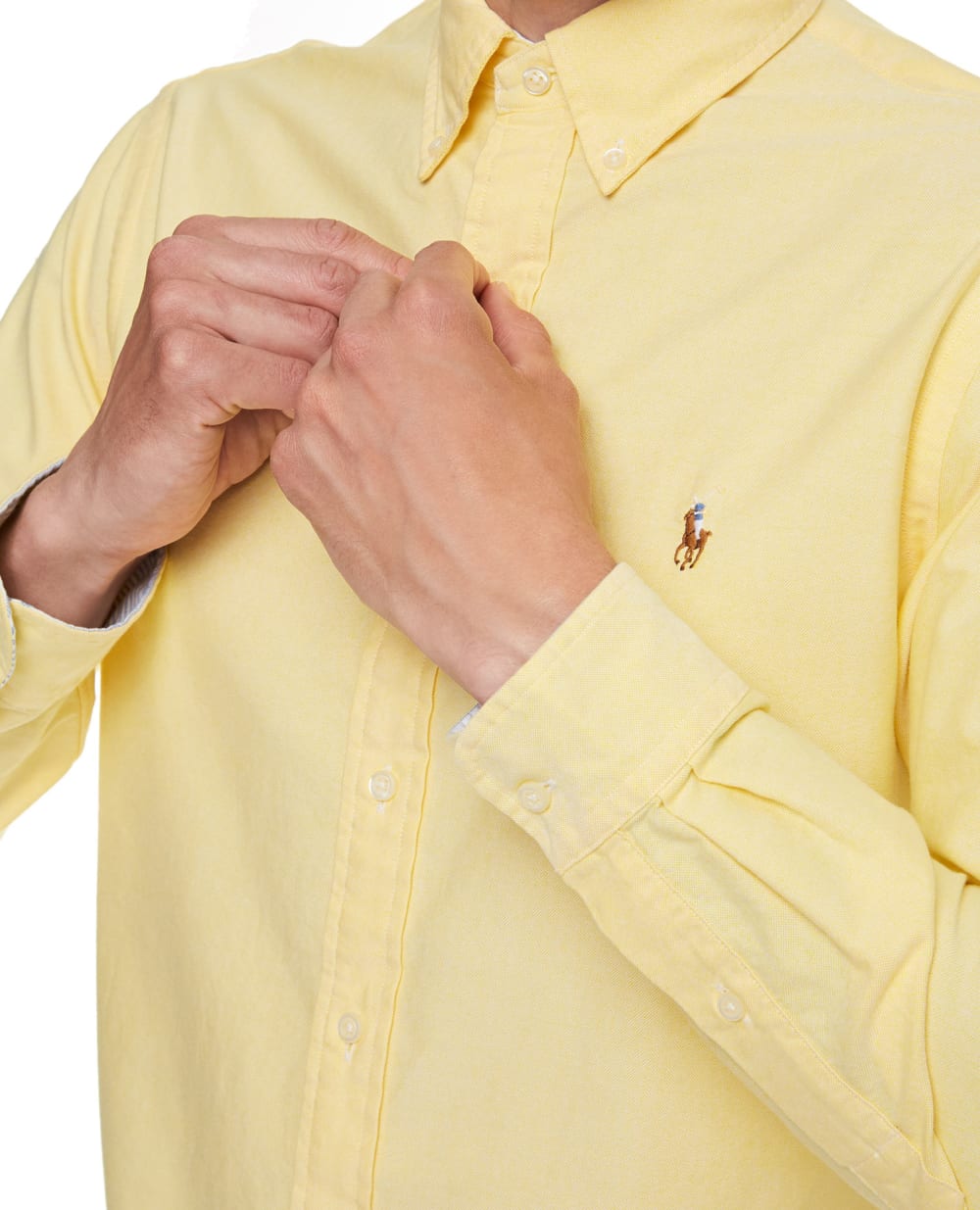 Рубашка Polo Ralph Lauren 710795462004, желтый цвет • Купить в интернет-магазине Kameron