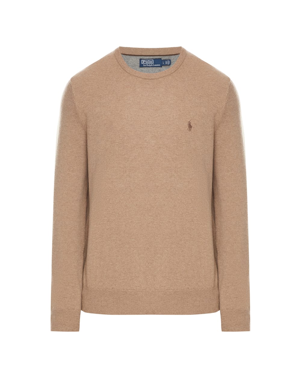Шерстяной джемпер Polo Ralph Lauren 710876714011, коричневый цвет • Купить в интернет-магазине Kameron