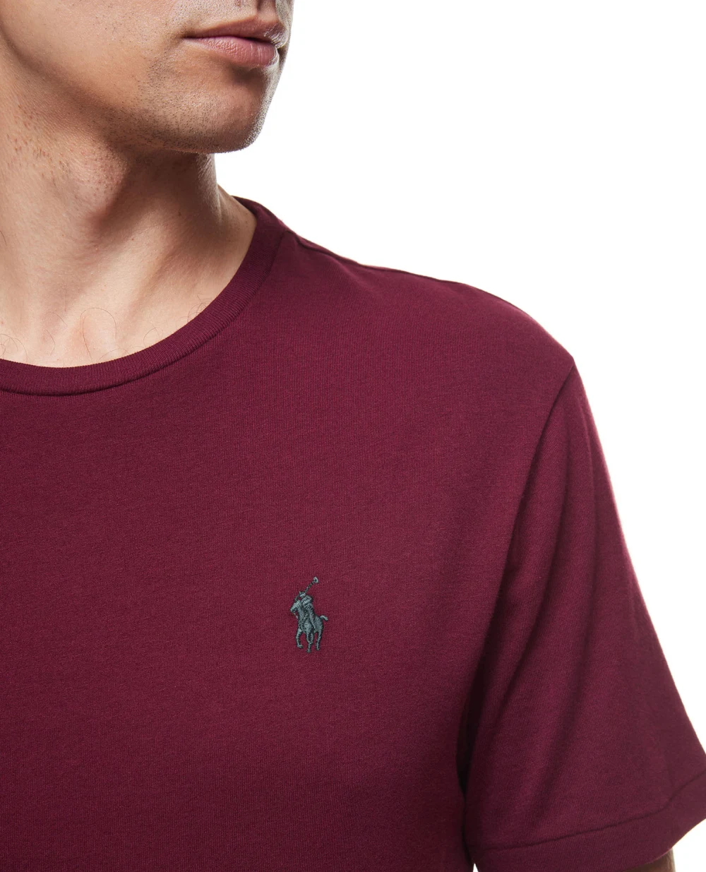 Футболка Polo Ralph Lauren 710671438231, бордовый цвет • Купить в интернет-магазине Kameron