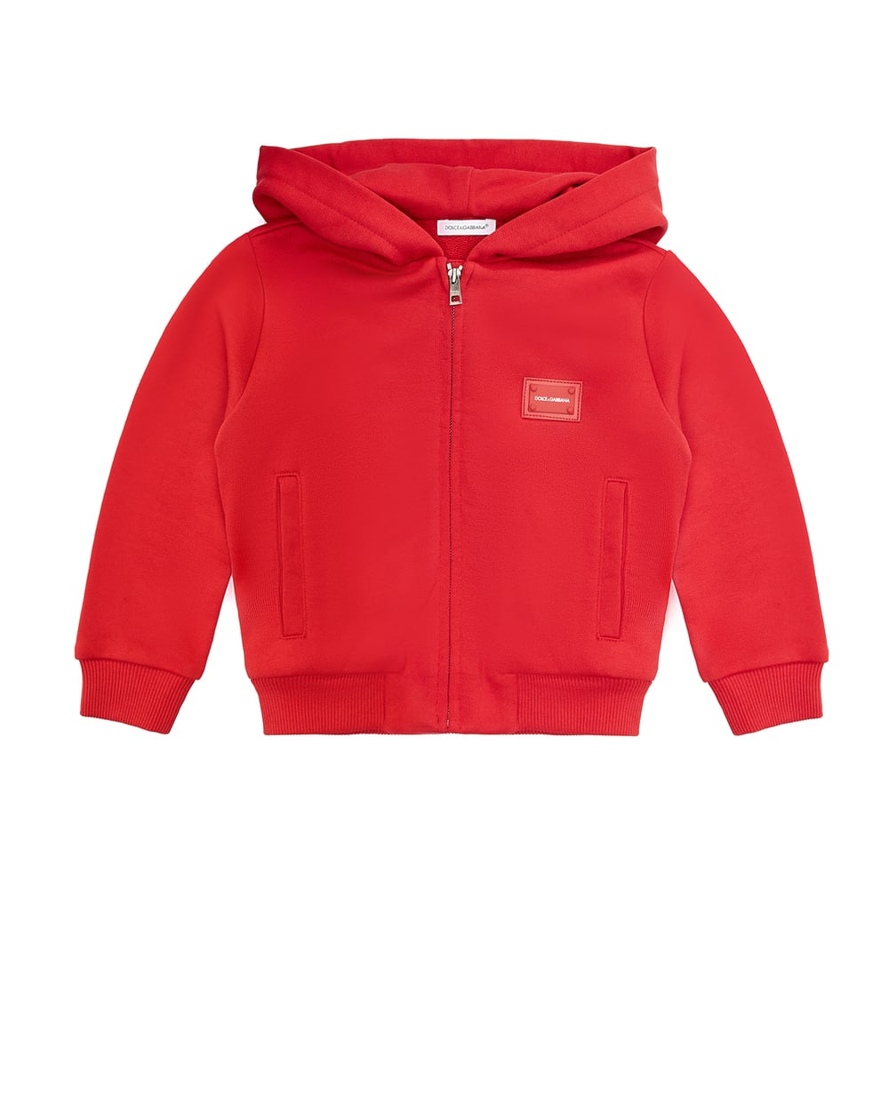 Детское худи Dolce&Gabbana Kids L4JW2V-G7OLJ-S, красный цвет • Купить в интернет-магазине Kameron