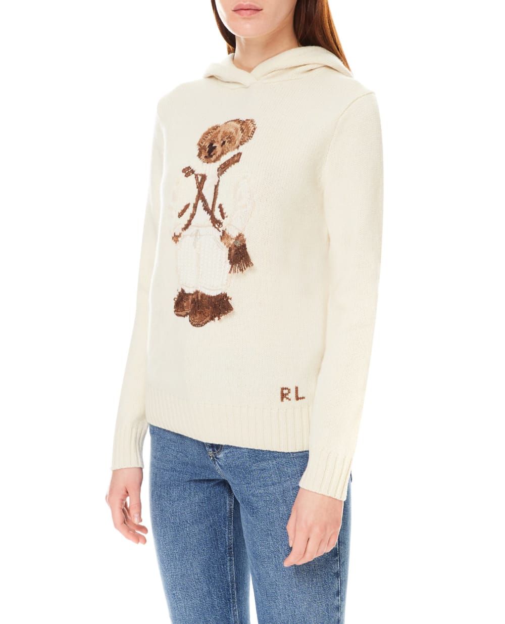 Шерстяное худи Polo Ralph Lauren 211847045001, бежевый цвет • Купить в интернет-магазине Kameron