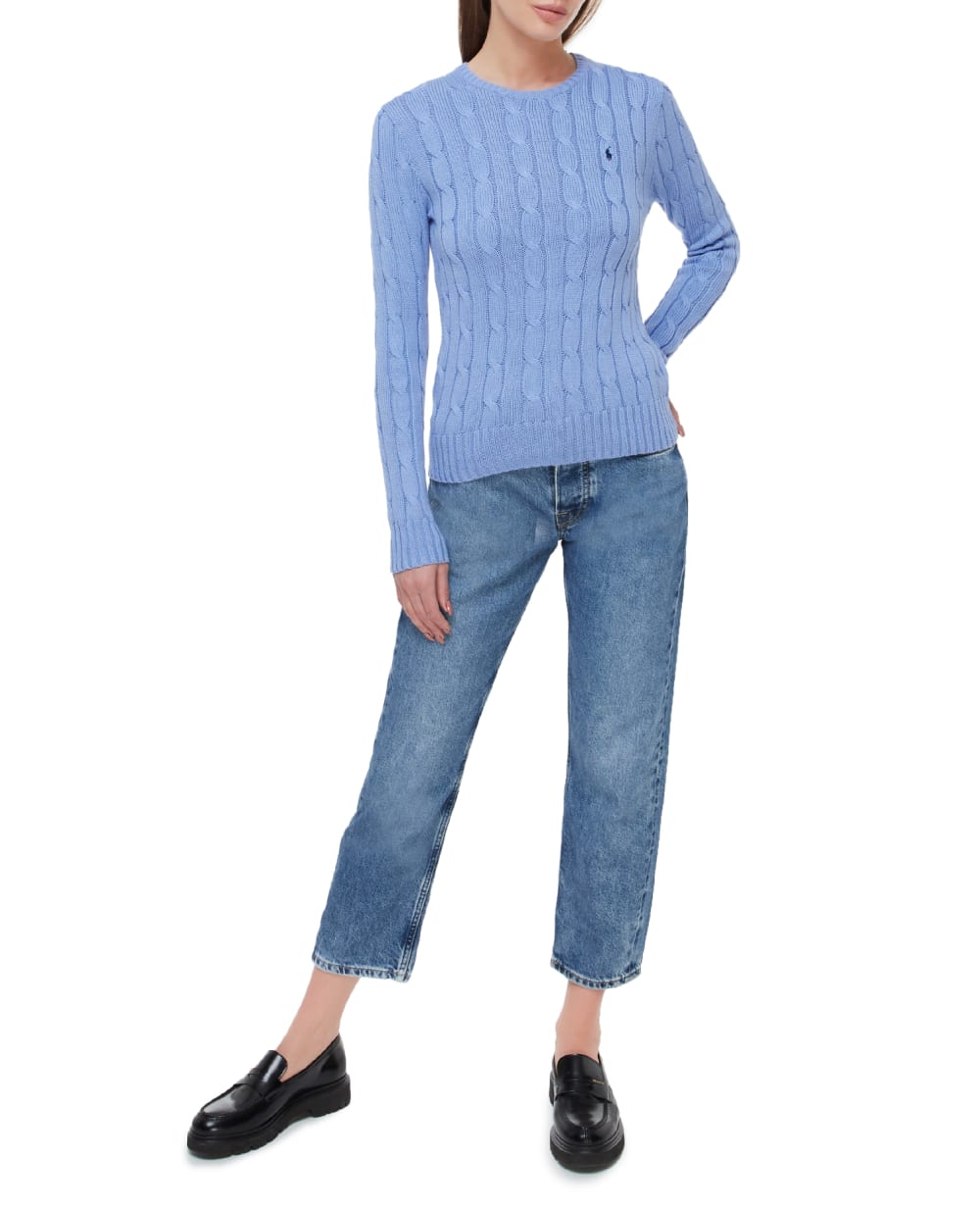 Джемпер Polo Ralph Lauren 211891640003, голубой цвет • Купить в интернет-магазине Kameron
