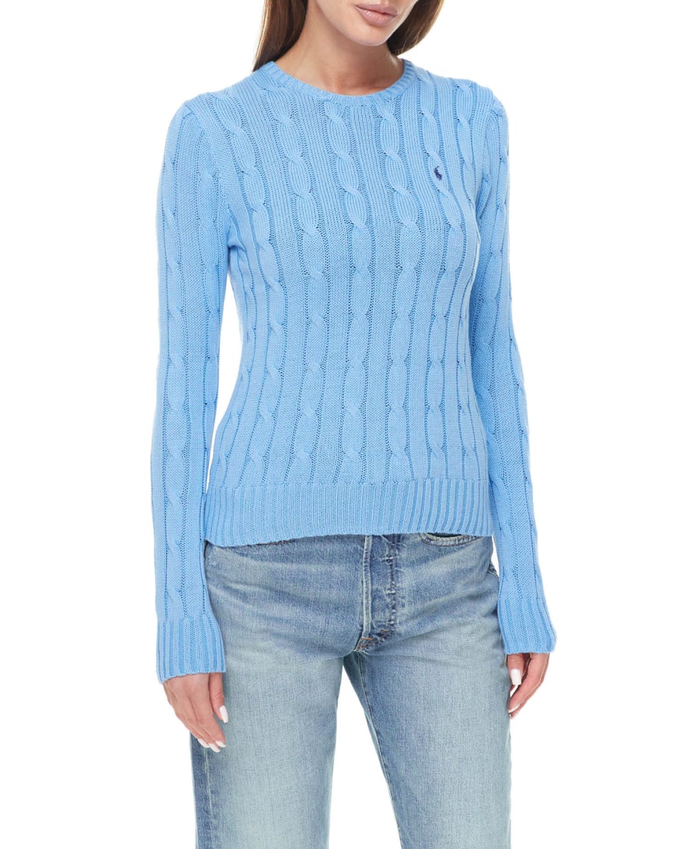 Джемпер Polo Ralph Lauren 211891640013, голубой цвет • Купить в интернет-магазине Kameron