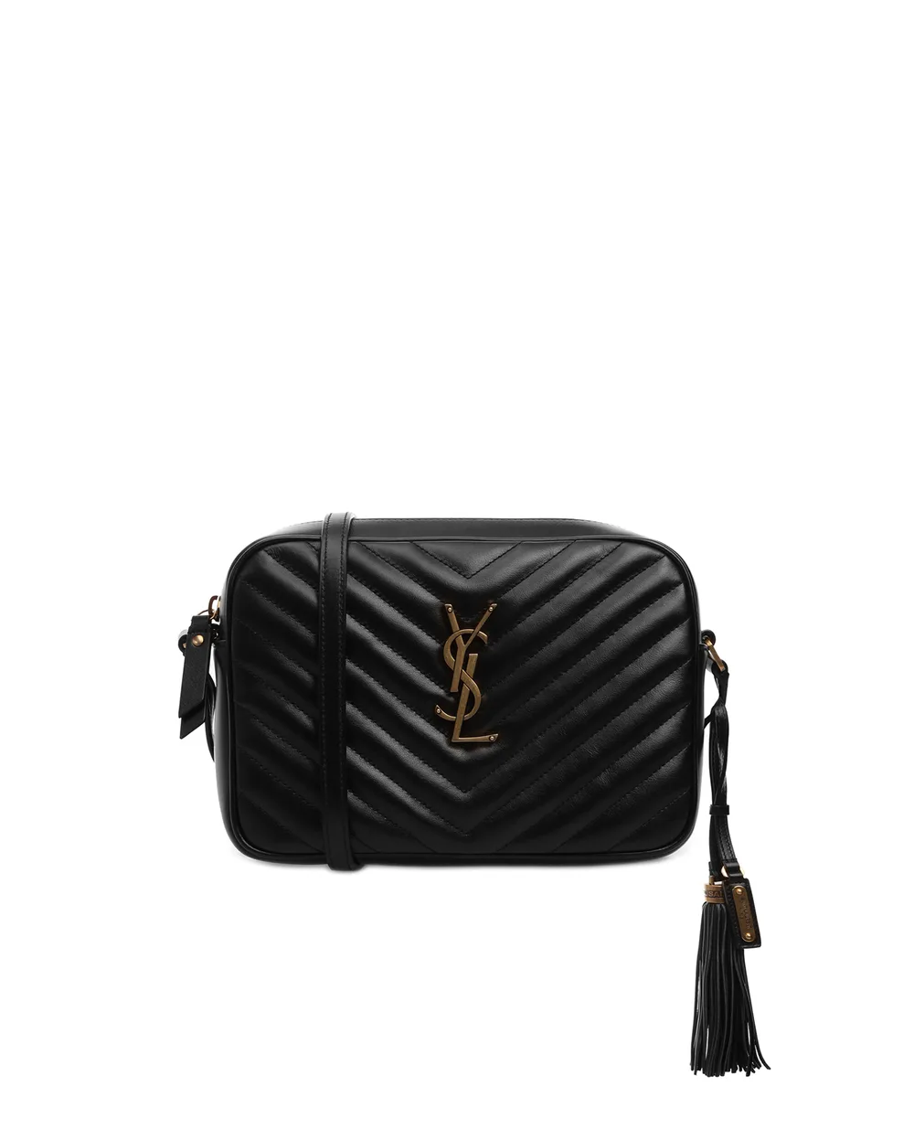 Кожаная сумка Lou Camera Bag Saint Laurent 715232-DV707, черный цвет • Купить в интернет-магазине Kameron
