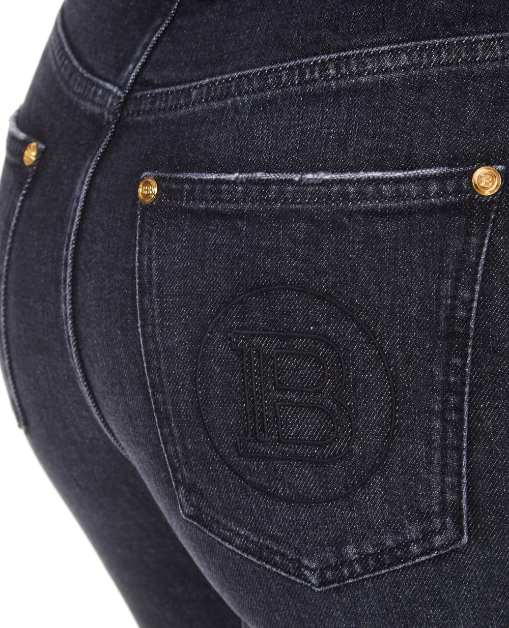 Джинсы Balmain WF1MF000D134, черный цвет • Купить в интернет-магазине Kameron