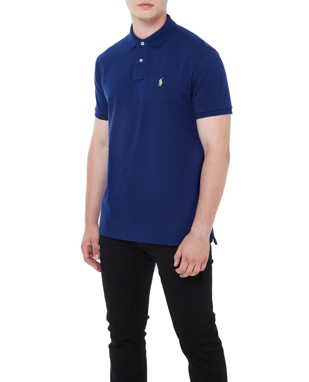Поло Mesh Polo Ralph Lauren 710782592009, синий цвет • Купить в интернет-магазине Kameron