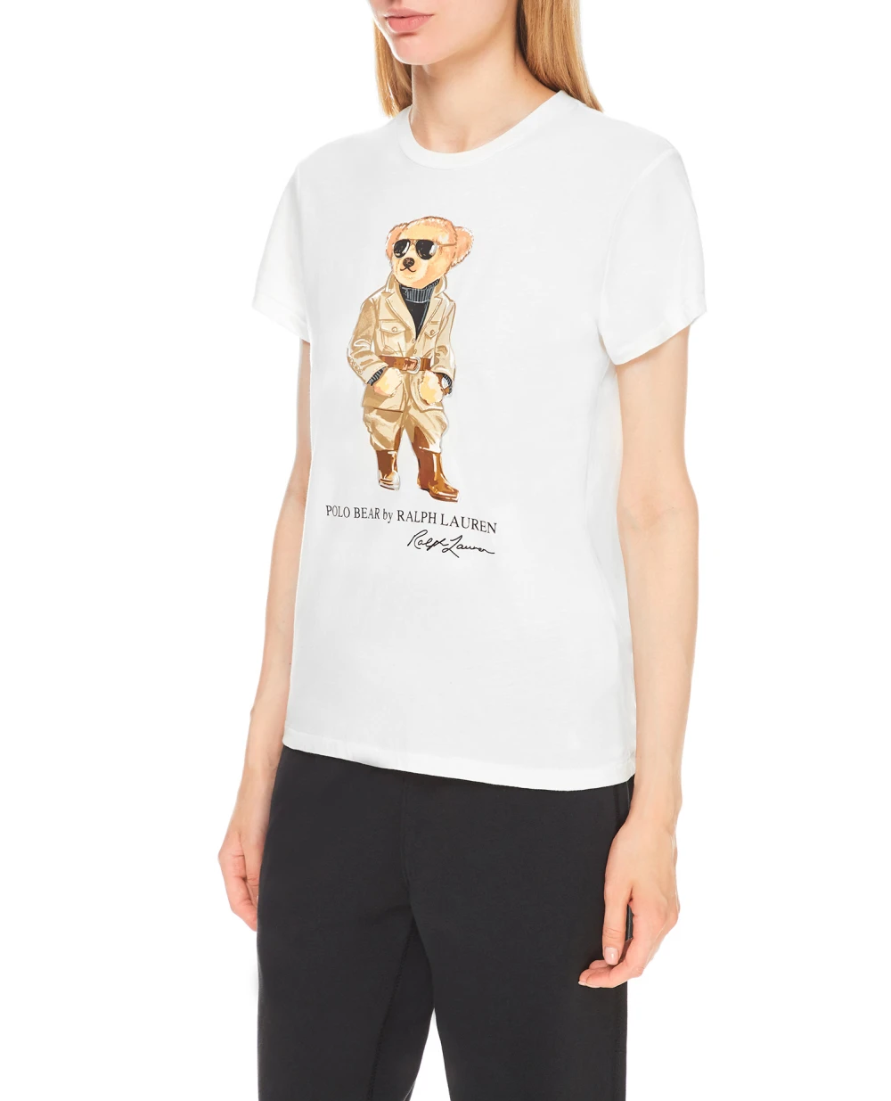 Футболка Polo Ralph Lauren 211839165001, белый цвет • Купить в интернет-магазине Kameron