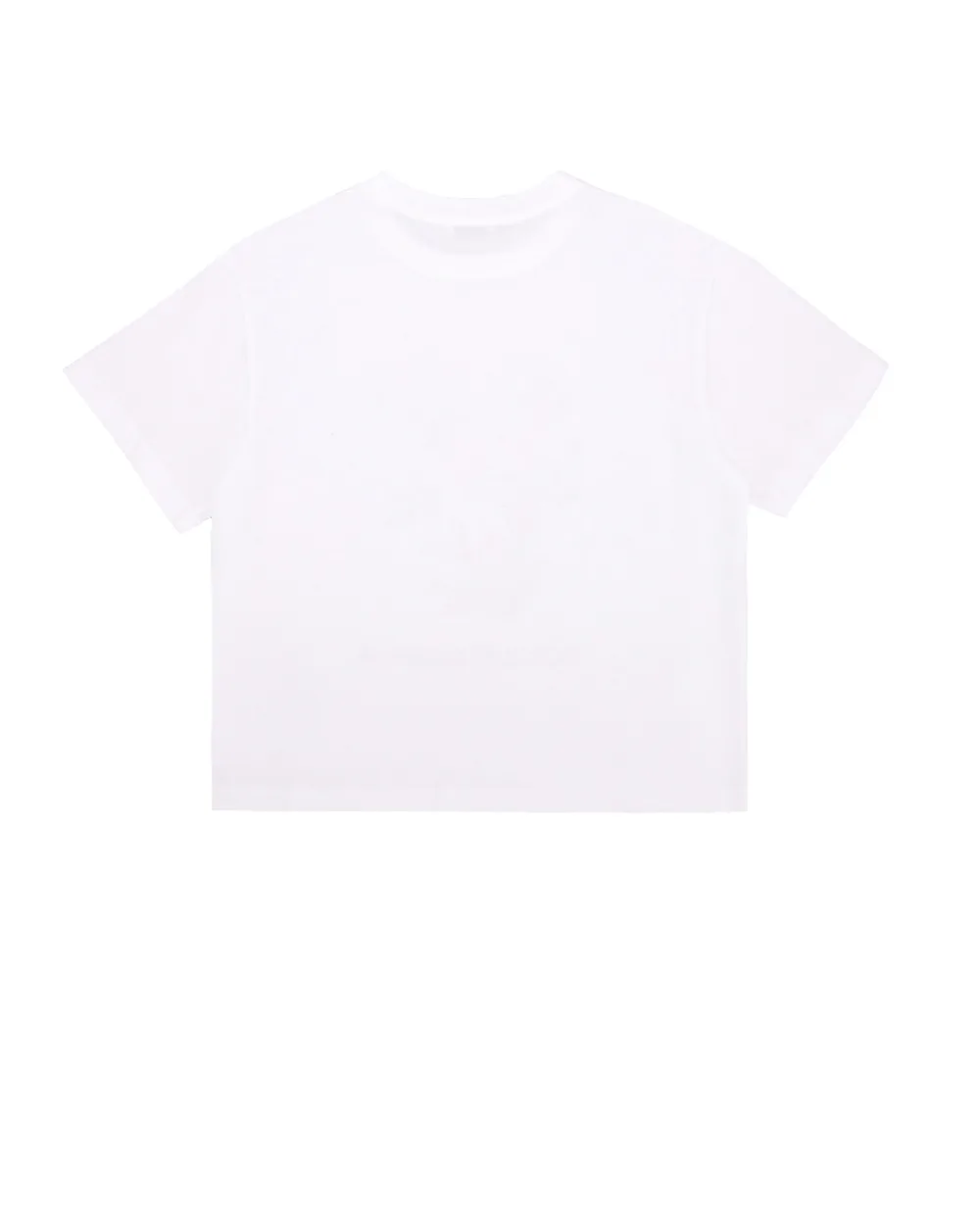 Детская футболка Dolce&Gabbana Kids L5JTHW-G7M1Y-B, белый цвет • Купить в интернет-магазине Kameron