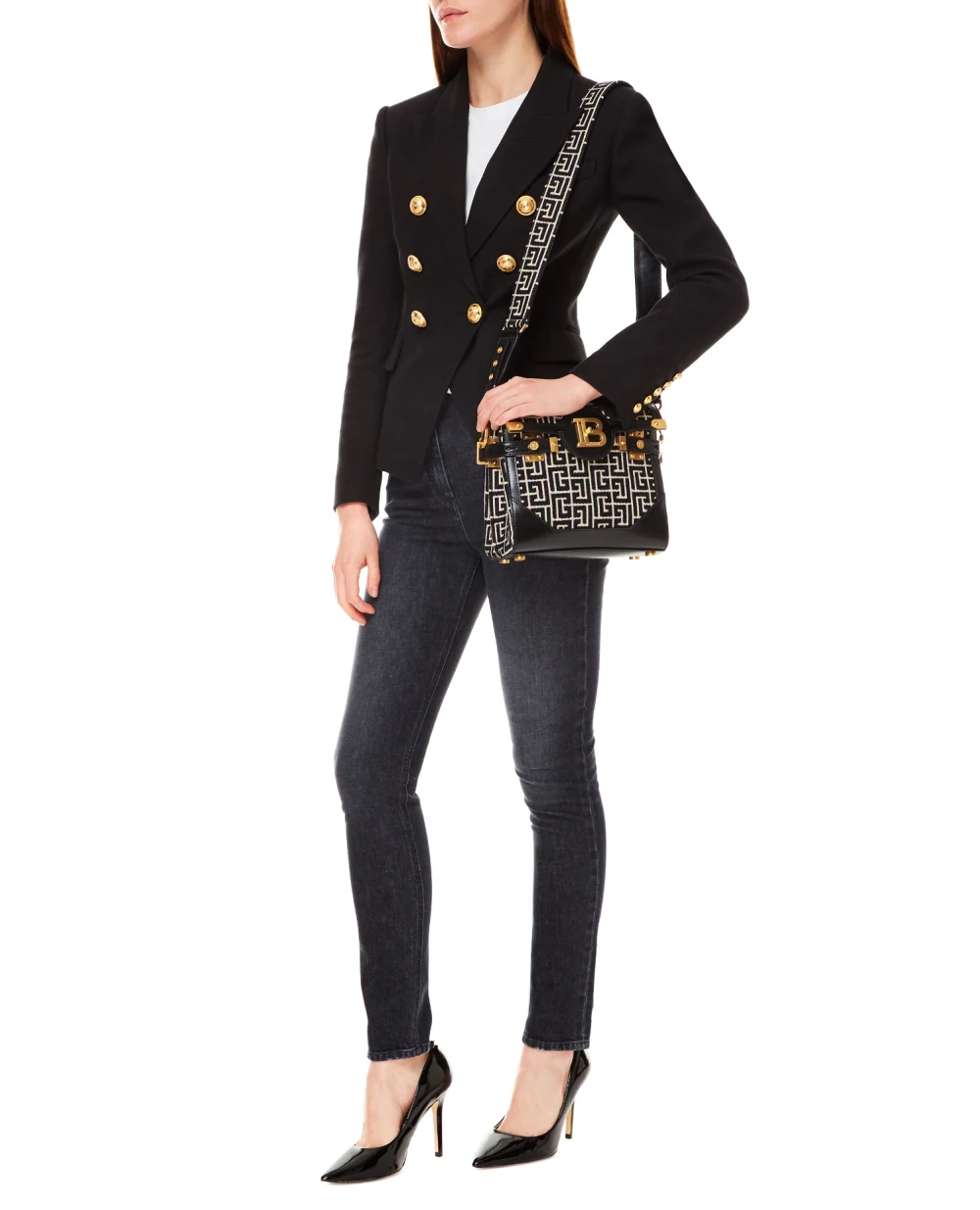 Сумка B-Buzz 23 Balmain XN1DB599TJGH, разноцветный цвет • Купить в интернет-магазине Kameron