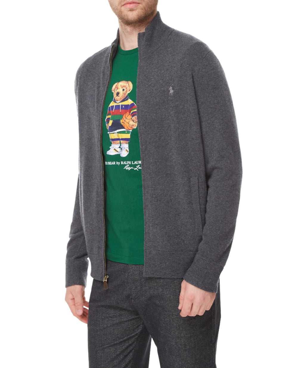 Свитер Polo Ralph Lauren 710876719002, серый цвет • Купить в интернет-магазине Kameron