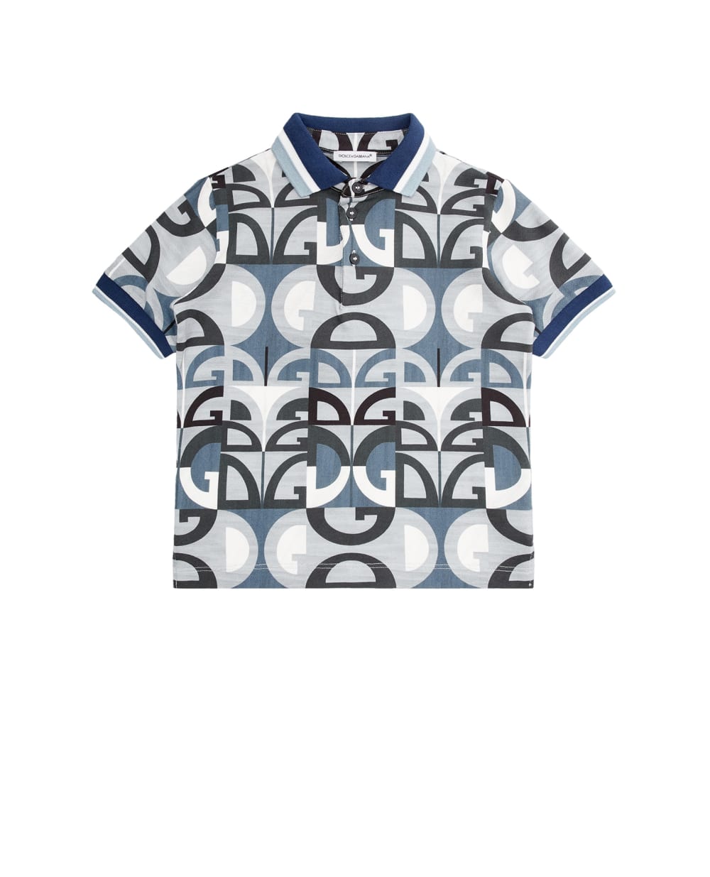 Поло Dolce&Gabbana Kids L4JT6Q-HS7C2-B, разноцветный цвет • Купить в интернет-магазине Kameron