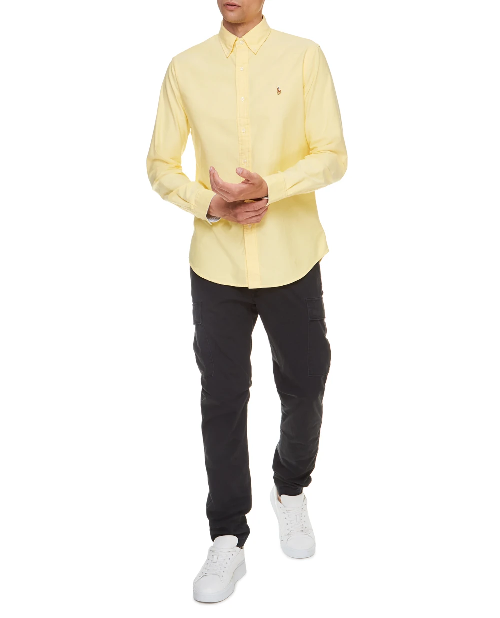Рубашка Polo Ralph Lauren 710795462004, желтый цвет • Купить в интернет-магазине Kameron