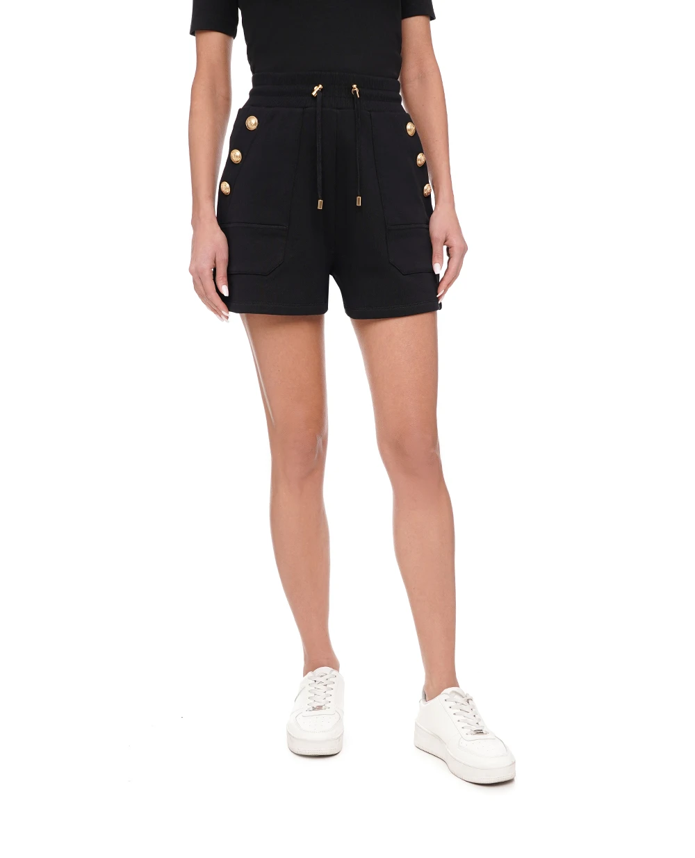 Шорты Balmain CF1OA060JH95, черный цвет • Купить в интернет-магазине Kameron