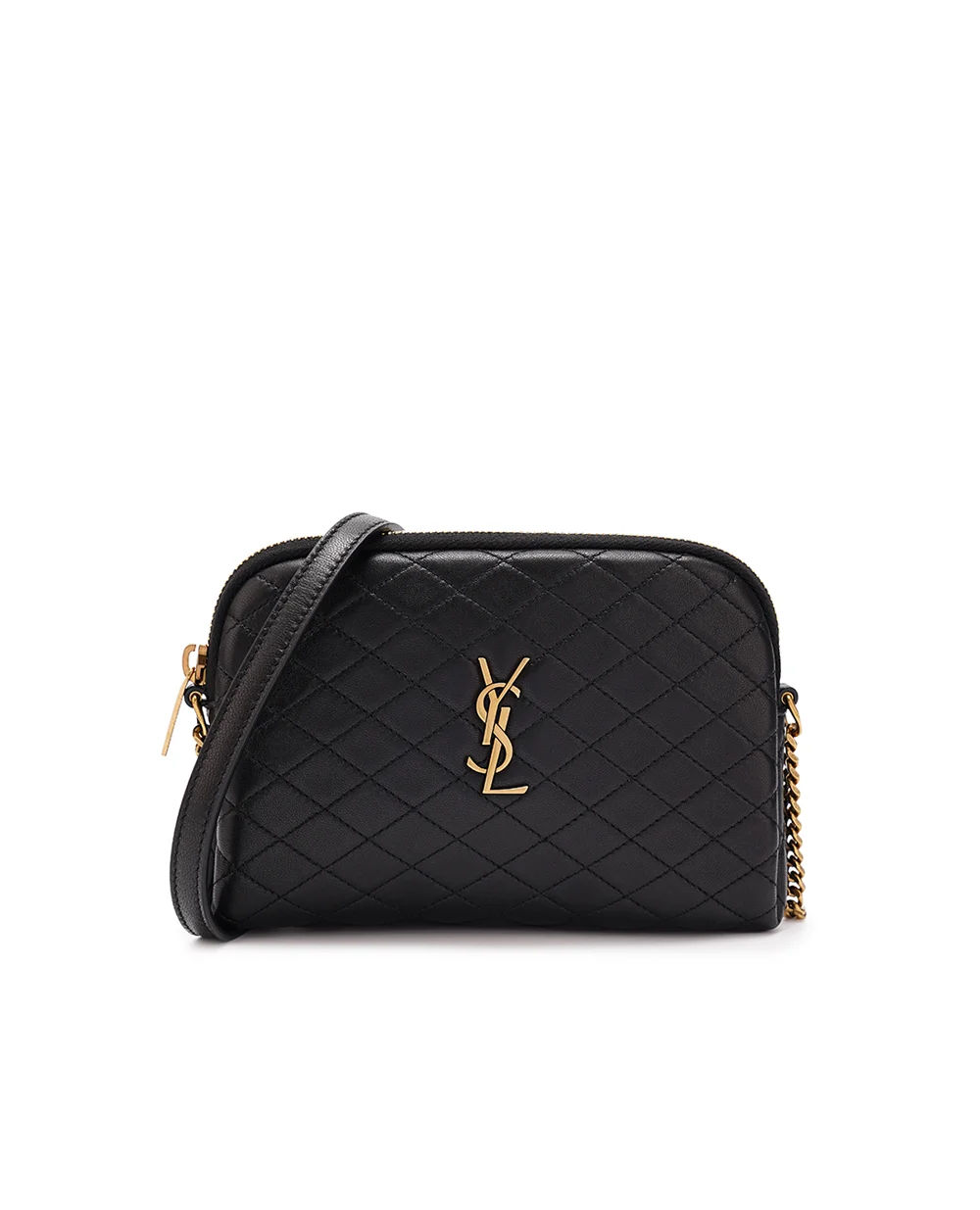 Кожаная сумка Gaby Mini Saint Laurent 733667-1EL07, черный цвет • Купить в интернет-магазине Kameron