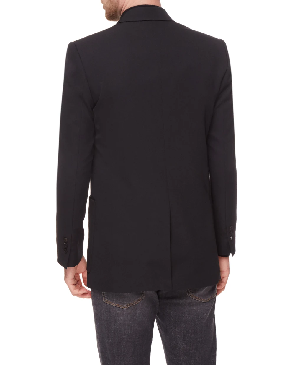 Шерстяной блейзер Balmain YH1SG030WB08, черный цвет • Купить в интернет-магазине Kameron