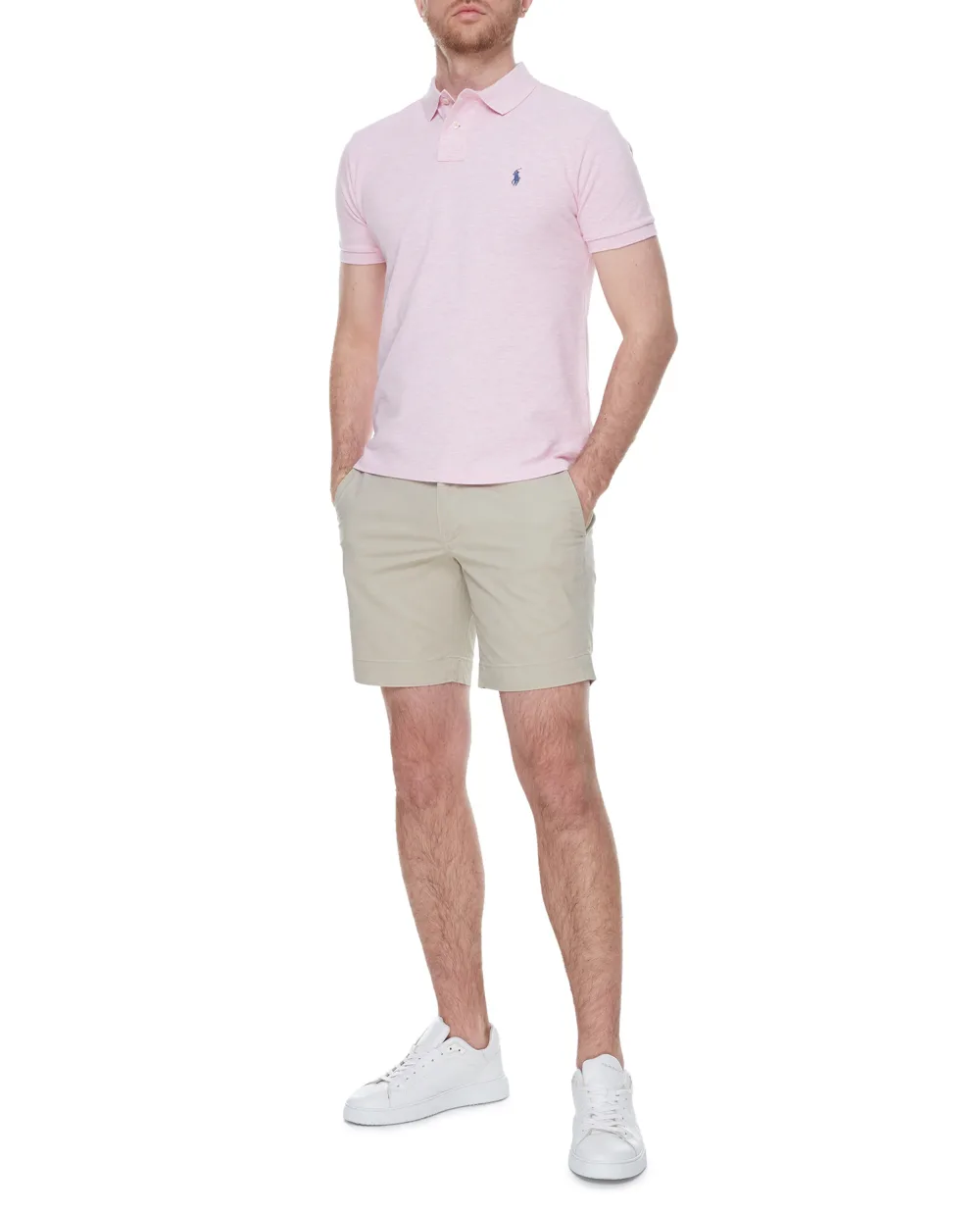 Поло Mesh Polo Ralph Lauren 710680784260, розовый цвет • Купить в интернет-магазине Kameron